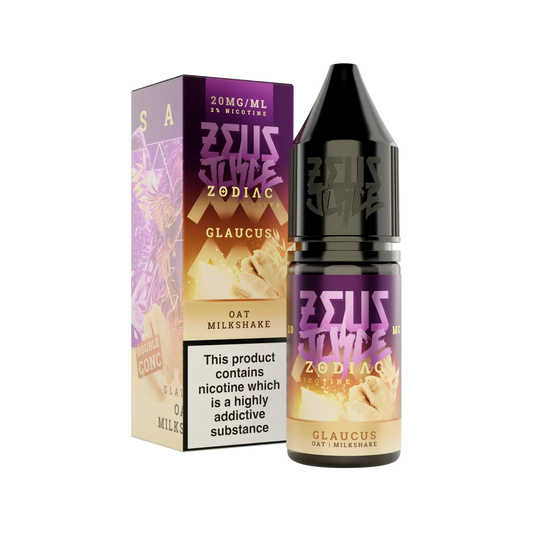 Zeus Juice Glaucus Nic Salt Bottle on a white background