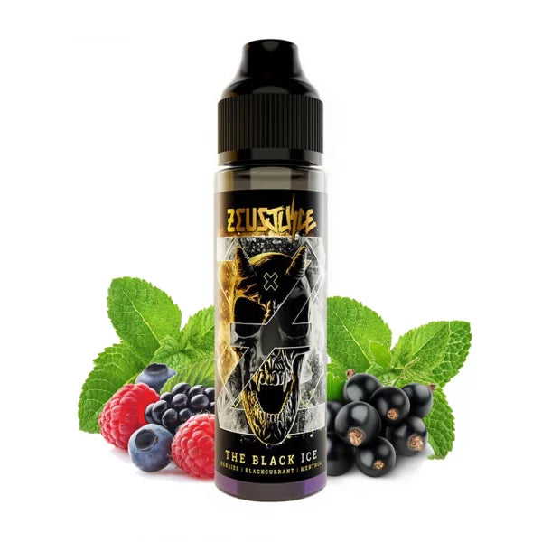 Zeus Juice The Black Ice 70:30 e-liquid Shortfill | bearsvapes.co.uk