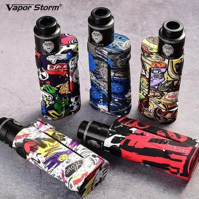 Vapor Storm Eco Lion RDA Vape Kit 18650 Mech Mod | bearsvapes.co.uk