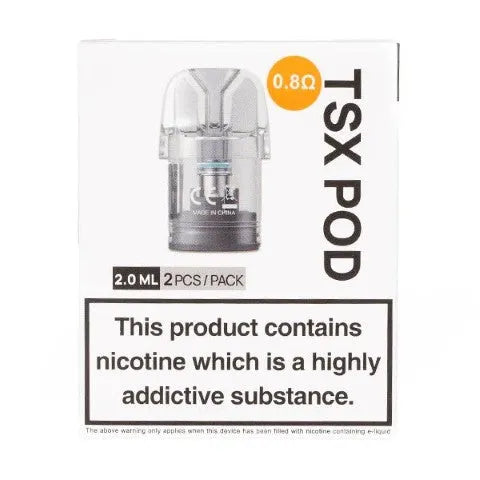 Aspire TSX Replacement Pods | 2 Pack 0.8 or 1.0 Ohm | bearsvapes.co.uk