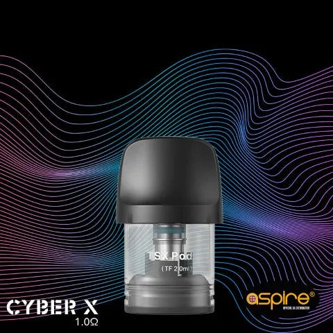 Aspire TSX Replacement Pods | 2 Pack 0.8 or 1.0 Ohm | bearsvapes.co.uk