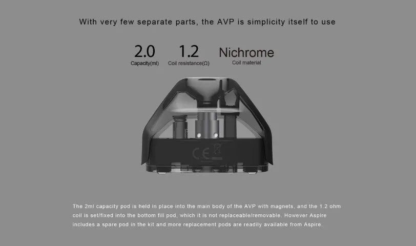 Aspire AVP AIO Pod Vape Kit | MTL Starter Kit | bearsvapes.co.uk - Bear's Vapes Aspire AVP AIO Pod Vape Kit | MTL Starter Kit | bearsvapes.co.uk - Bear's Vapes