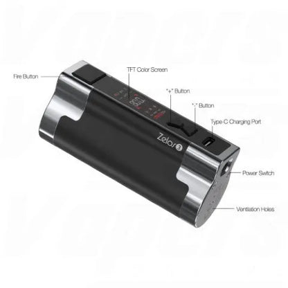 Aspire Zelos 3 Box Mod | NOW ONLY £24.95 | bearsvapes.co.uk