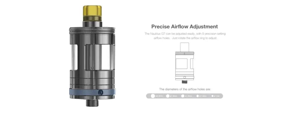 Aspire Nautilus GT Vape Kit | FREE 18650 Battery | bearsvapes.co.uk