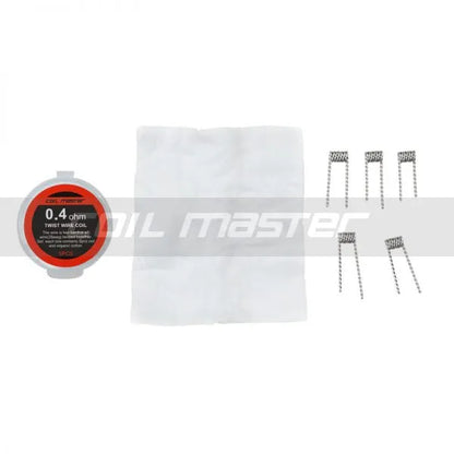 Coil Master Twisted Coils | 5 Pack & Organic Cotton | bearsvapes.co.uk