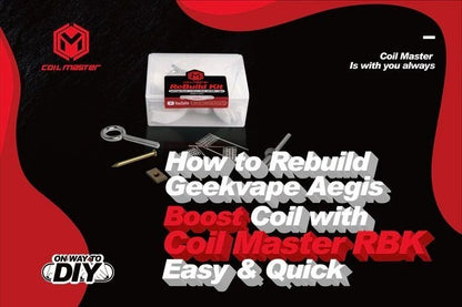 Coil Master Rebuild Kit for Boost, Caliburn, RPM, Xros, Vinci - Bear's Vapes Coil Master Rebuild Kit for Boost, Caliburn, RPM, Xros, Vinci - Bear's Vapes