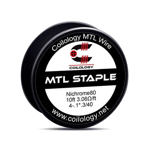 Coilology MTL Staple Wire 10ft Reel Ni80 or SS316L | bearsvapes.co.uk