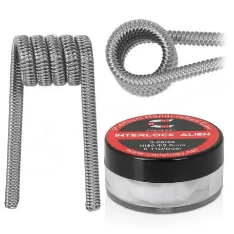 Coilology Interlock Alien Handmade Coils 2pcs | bearsvapes.co.uk