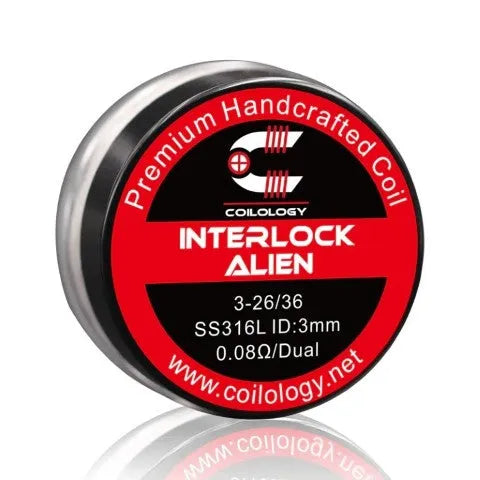 Coilology Interlock Alien Handmade Coils 2pcs | bearsvapes.co.uk