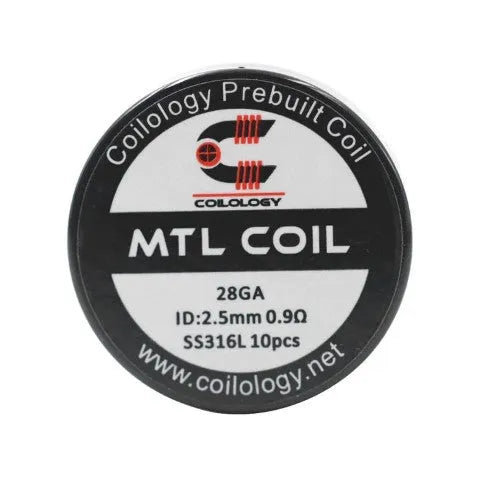 Coilology Pre-made MTL Coils 10pcs | bearsvapes.co.uk