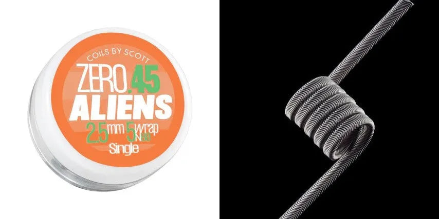 Coils By Scott Alien Clapton Coils | 0.4 & 0.45 Ohm | bearsvapes.co.uk