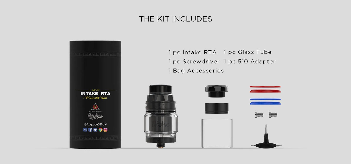 Augvape Intake RTA 24mm Single Coil| bearsvapes.co.uk