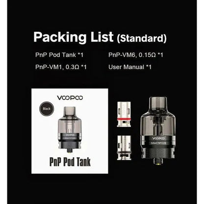 Voopoo PnP 2ml Subohm Vape Pod Tank | bearsvapes.co.uk