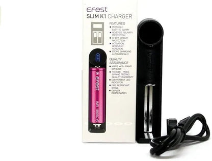Efest K1 Slim Battery Charger | bearsvapes.co.uk