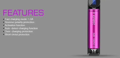 Efest K1 Slim Battery Charger | bearsvapes.co.uk
