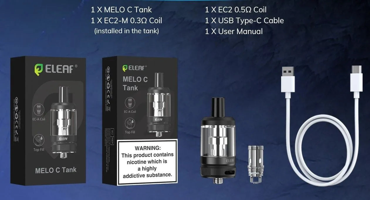 Eleaf Melo C Vape Tank | bearsvapes.co.uk