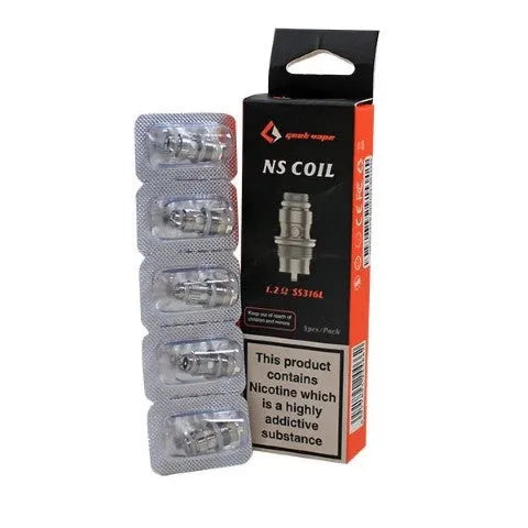 Geekvape NS Coils | Flint & Frenzy 5 Pack | 3.95 | bearsvapes.co.uk - Bear's Vapes Geekvape NS Coils | Flint & Frenzy 5 Pack | 3.95 | bearsvapes.co.uk - Bear's Vapes