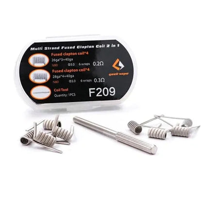 Geekvape Multi Strand Fused Clapton Coils 2 in 1 | bearsvapes.co.uk