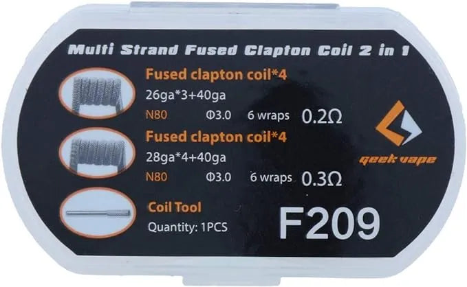 Geekvape Multi Strand Fused Clapton Coils 2 in 1 | bearsvapes.co.uk