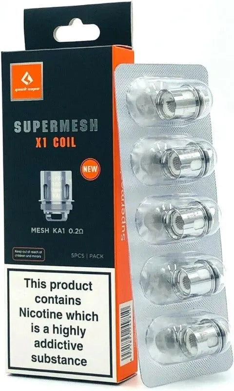 Geekvape Supermesh Coils 5 Pack | FROM ONLY £6.95 | bearsvapes.co.uk