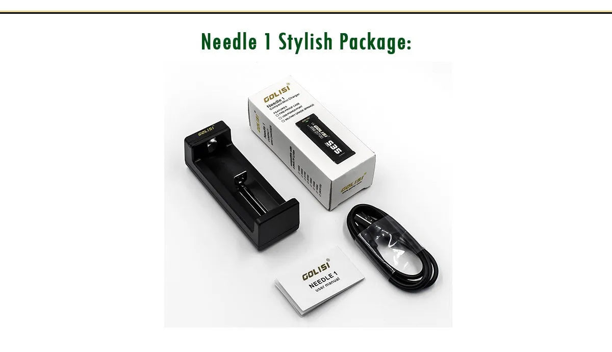 Golisi Needle 1 Smart USB Battery Charger | bearsvapes.co.uk