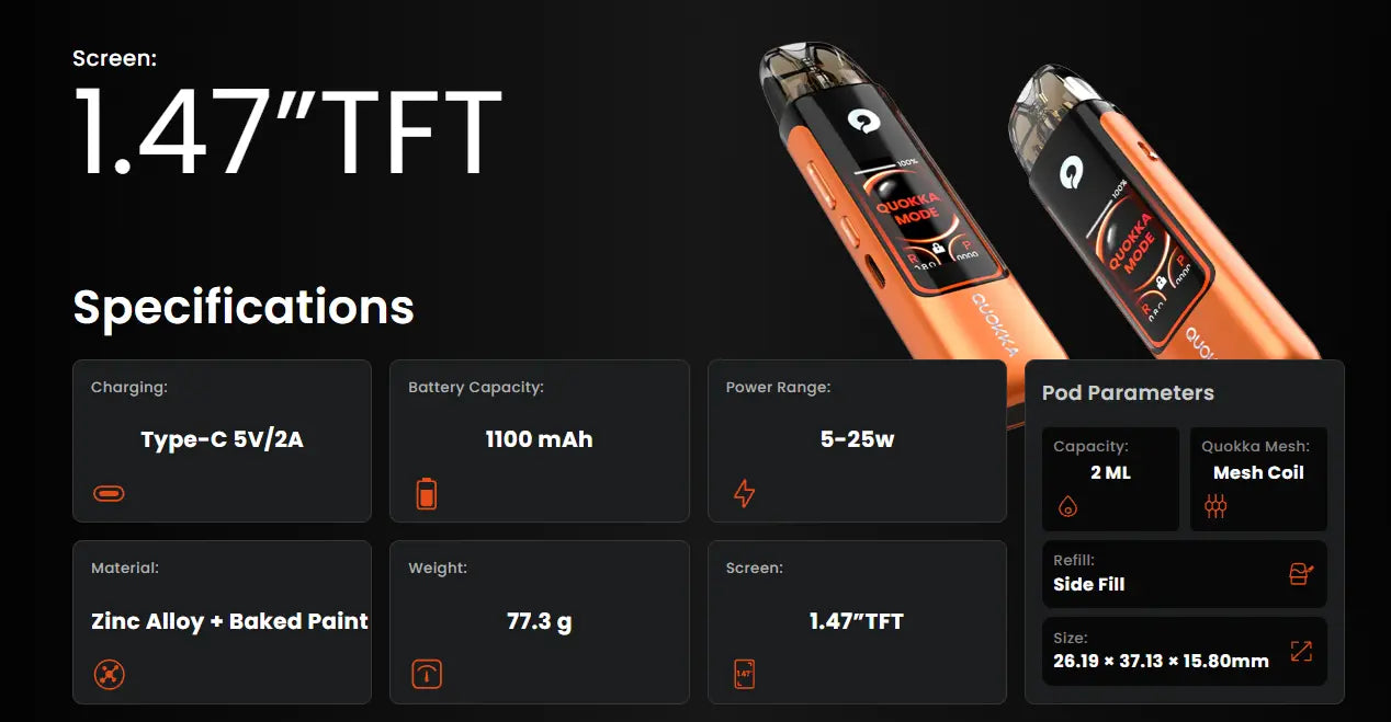 Hayati Quokka Pro Vape Kit | RDL MTL Starter Kit | bearsvapes.co.uk