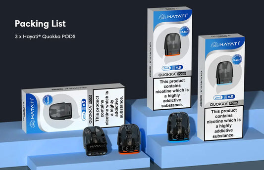 Hayati Quokka Pods | 3 Pack ONLY £7.45  | bearsvapes.co.uk