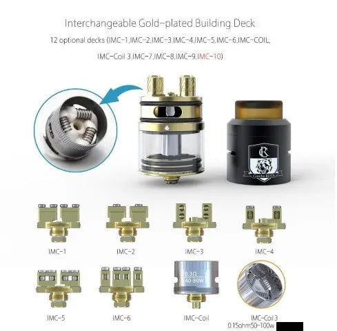 iJoy Combo RDTA Build Decks 6 Variants or RDA Base | bearsvapes.co.uk