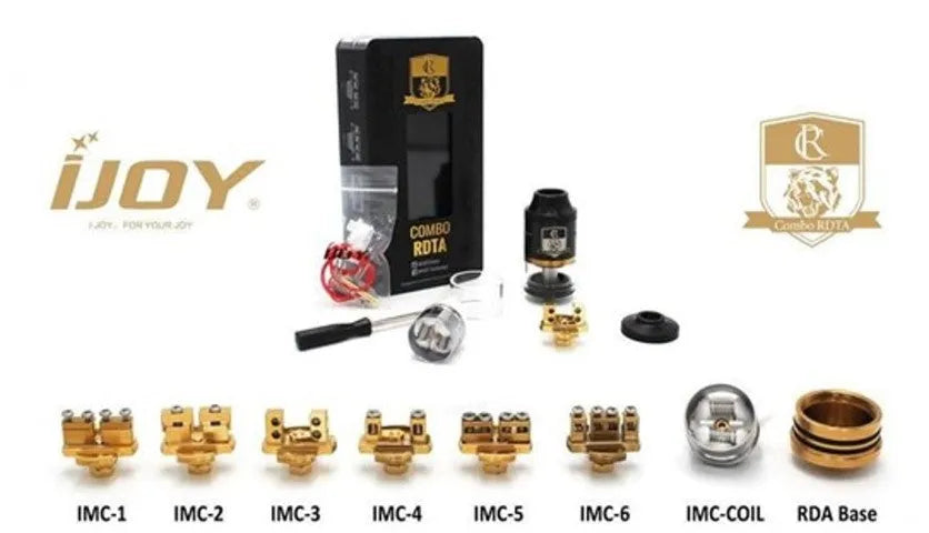 iJoy Combo RDTA | With 6 Decks & RDA | ONLY £29.95 | bearsvapes.co.uk
