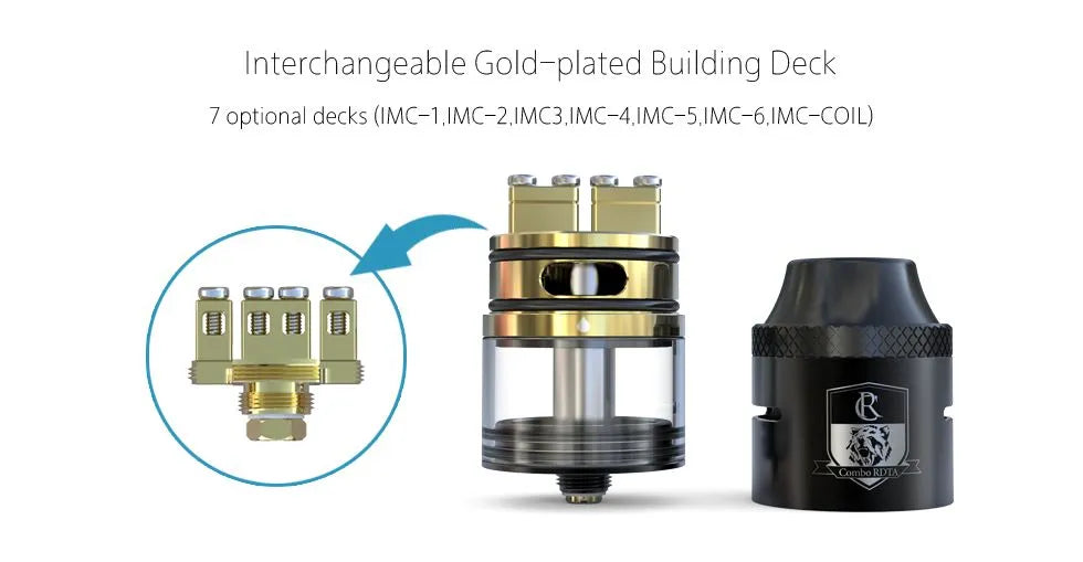 iJoy Combo RDTA | With 6 Decks & RDA | ONLY £29.95 | bearsvapes.co.uk