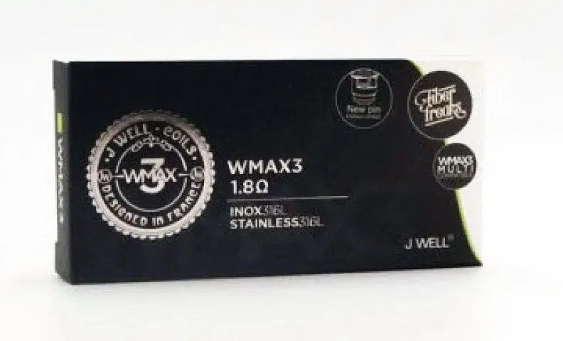 J well WMAX 3 Replacement Vape Coils 5pk | bearsvapes.co.uk - Bear's Vapes J well WMAX 3 Replacement Vape Coils 5pk | bearsvapes.co.uk - Bear's Vapes