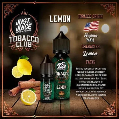 Juice Tobacco Club Nic Salts 4 For 3 Offer | bearsvapes.co.uk