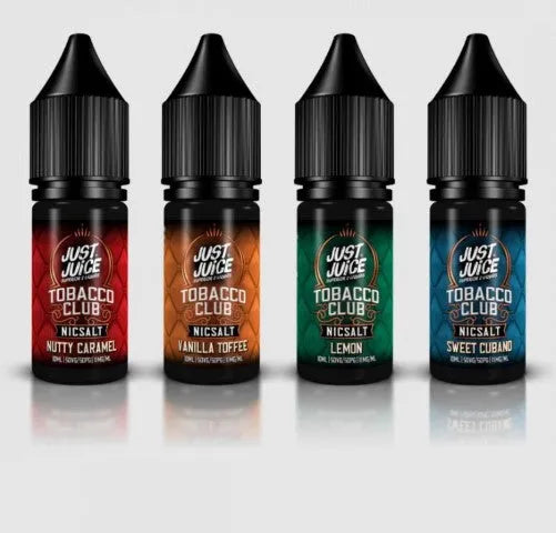 Juice Tobacco Club Nic Salts 4 For 3 Offer | bearsvapes.co.uk