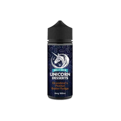 Unicorn Desserts Grandmas Peanut Butter Fudge Shortfill 100ml