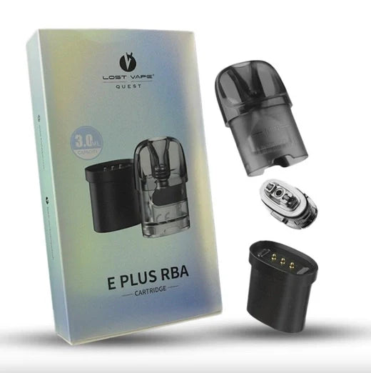Lost Vape E-Plus RBA Cartridge | Single Coil Deck | bearsvapes.co.uk