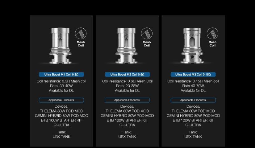 Lost Vape Ultra Boost V2 Coils 5 Pack | bearsvapes.co.uk - Bear's Vapes Lost Vape Ultra Boost V2 Coils 5 Pack | bearsvapes.co.uk - Bear's Vapes
