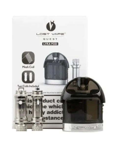 Lost Vape Lyra Replacement Pod & 2 Coils | bearsvapes.co.uk - Bear's Vapes Lost Vape Lyra Replacement Pod & 2 Coils | bearsvapes.co.uk - Bear's Vapes