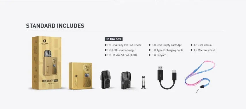Lost Vape Ursa Baby Pro Pod Kit | MTL Starter Kit | bearsvapes.co.uk