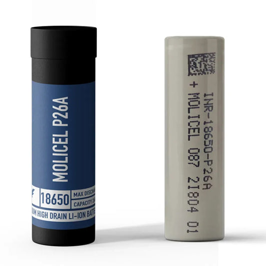 Molicel P26A 18650 2600mAh Battery | bearsvapes.co.uk