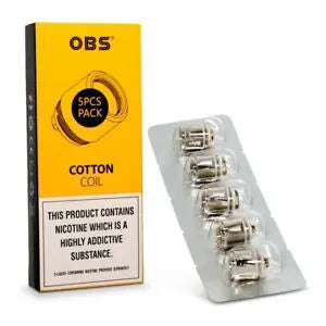 OBS Cotton Coil | 5 Pack - 6 Different Types | bearsvapes.co.uk