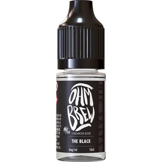 Ohm Brew The Black Nic Salt 4 For 3 Offer | bearsvapes.co.uk