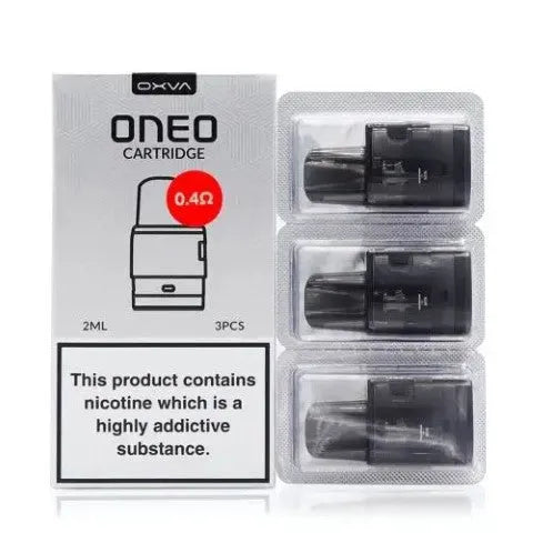 Oxva Oneo Replacement Pods 3 Pack 0.4, 0.6 & 0.8Ohm | bearsvapes.co.uk