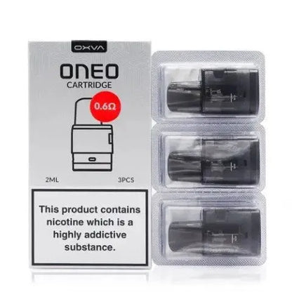 Oxva Oneo Replacement Pods 3 Pack 0.4, 0.6 & 0.8Ohm | bearsvapes.co.uk
