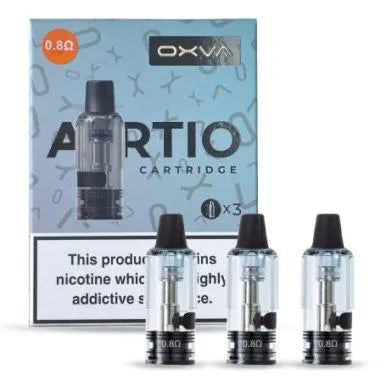 Oxva Artio Replacement Pods | 3 Pack 0.8 or 1.2Ohm | bearsvapes.co.uk - Bear's Vapes Oxva Artio Replacement Pods | 3 Pack 0.8 or 1.2Ohm | bearsvapes.co.uk - Bear's Vapes