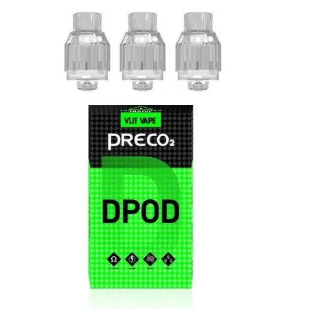 Vlit Preco2 Replacement DTL Pods 3pk | bearsvapes.co.uk