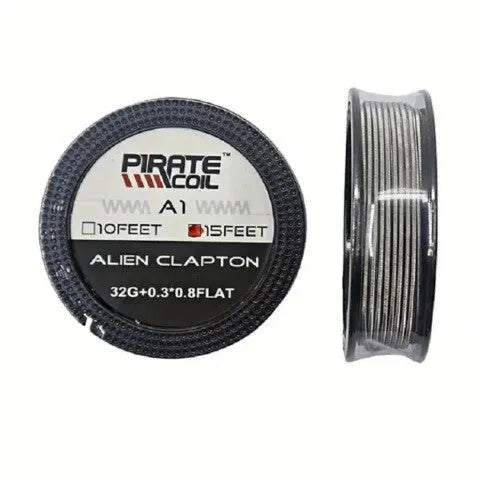 Pirate Coil Premium Vape Wire 15ft KA1 Tiger, Alien, Fused Clapton etc