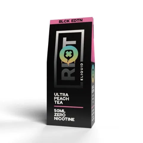 Riot Squad Black Ultra Peach Tea Shortfill 100ml | bearsvapes.co.uk