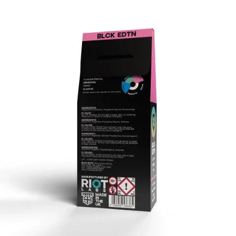 Riot Squad Black Ultra Peach Tea Shortfill 100ml | bearsvapes.co.uk