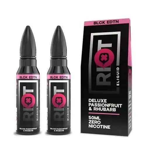 Riot Squad Deluxe Passionfruit and Rhubarb Shortfill 2 x 50ml