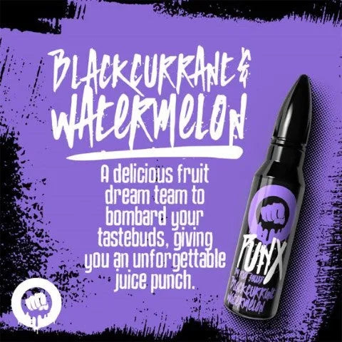 Riot Squad PUNX Blackcurrant Watermelon Shortfill | bearsvapes.co.uk